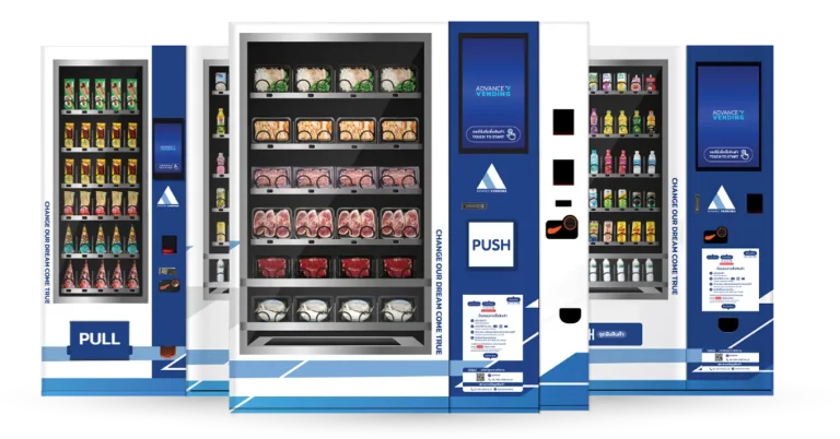 ตู้ Vending Machine ตู้จำหน่ายสินค้าอัตโนมัติ Advance Vending
