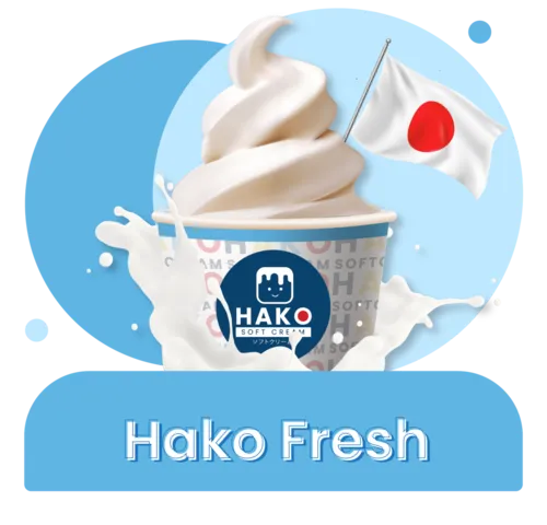 ไอศกรีมซอฟต์เสิร์ฟ Hako Softcream