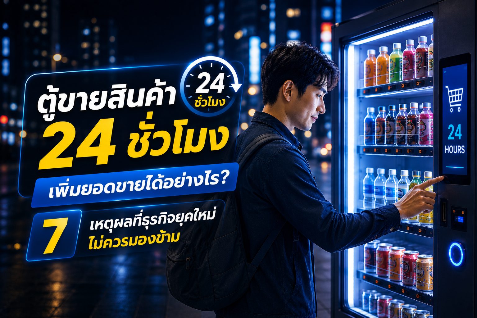 ตู้ขายสินค้า 24 ชั่วโมง