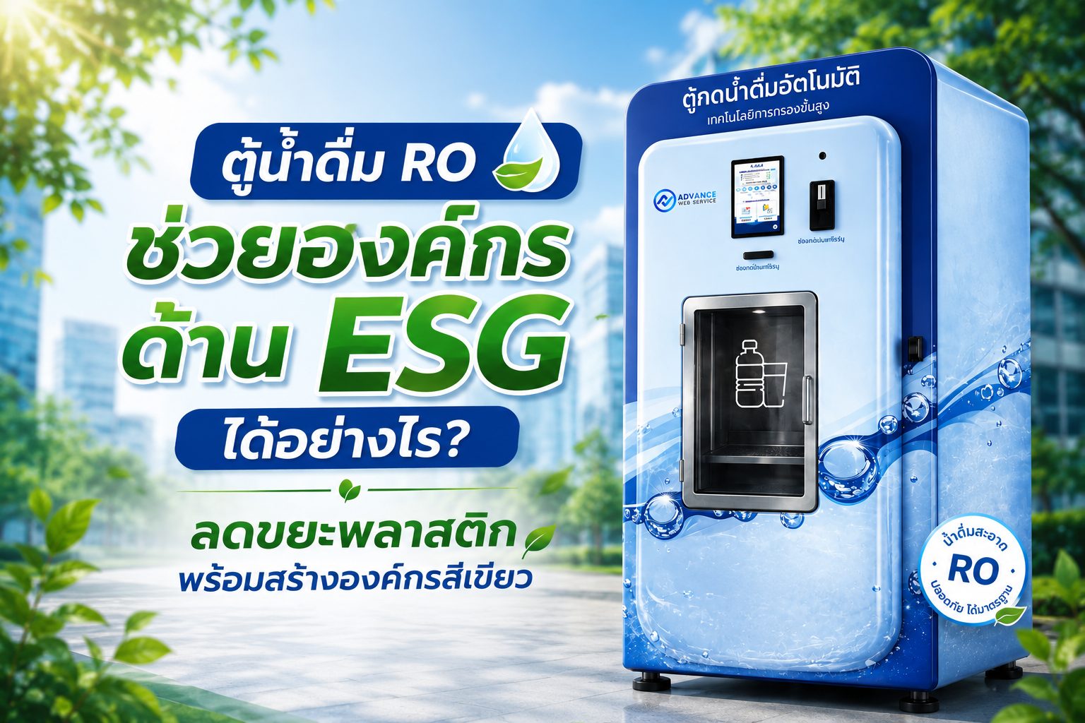 ตู้น้ำดื่ม RO