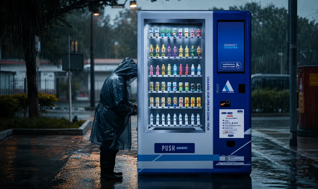 การดูแลตู้ Vending