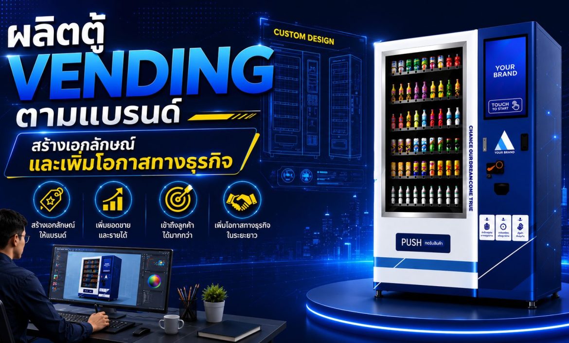 ผลิตตู้ Vending ตามแบรนด์