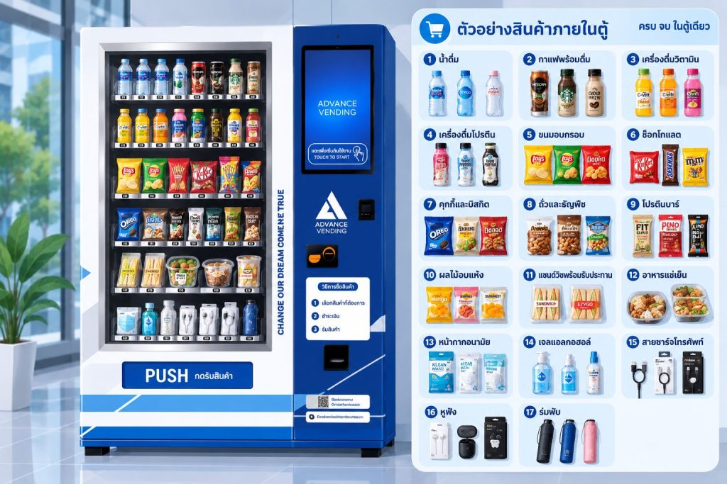 สินค้ากำไรขายดีใน Vending