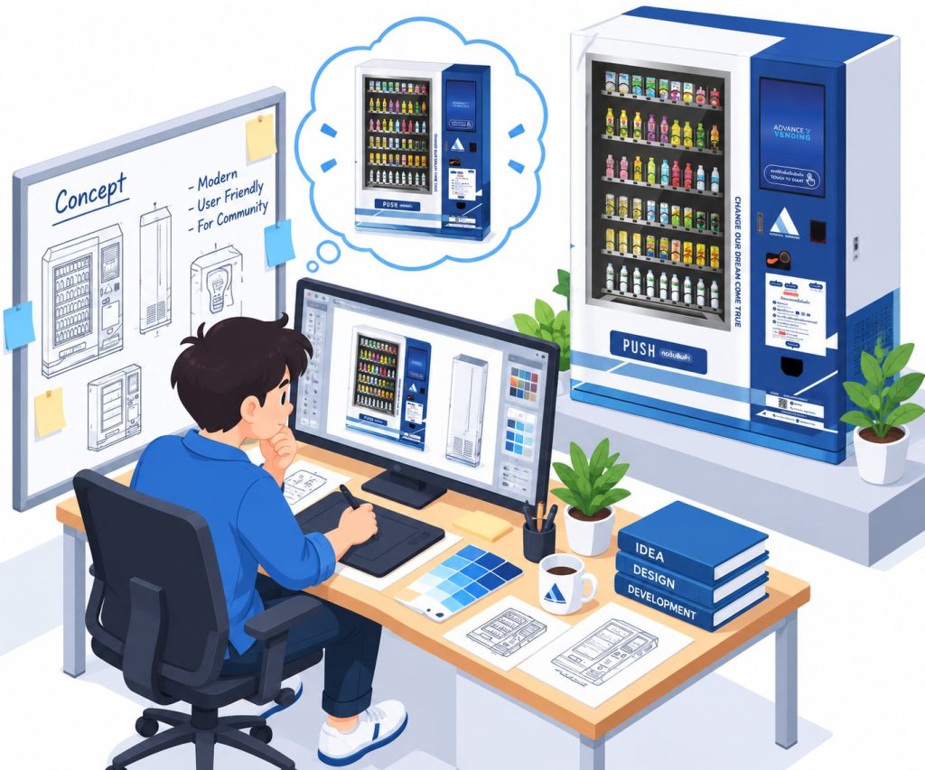 ออกแบบตู้ Vending